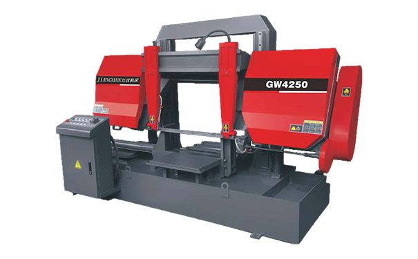 东莞生态园GW4250双柱龙门卧式带锯床