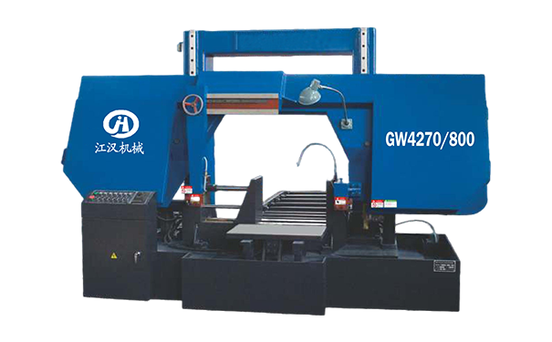 东莞生态园GW4270/800双柱龙门卧式带锯床